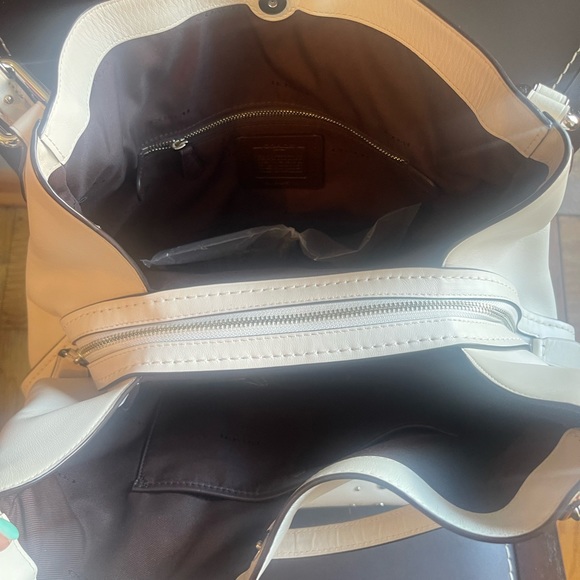 Coach Edie Shoulder Leather Bag 42 With Western Rivets. Original Price $660 - Picture 4 of 16